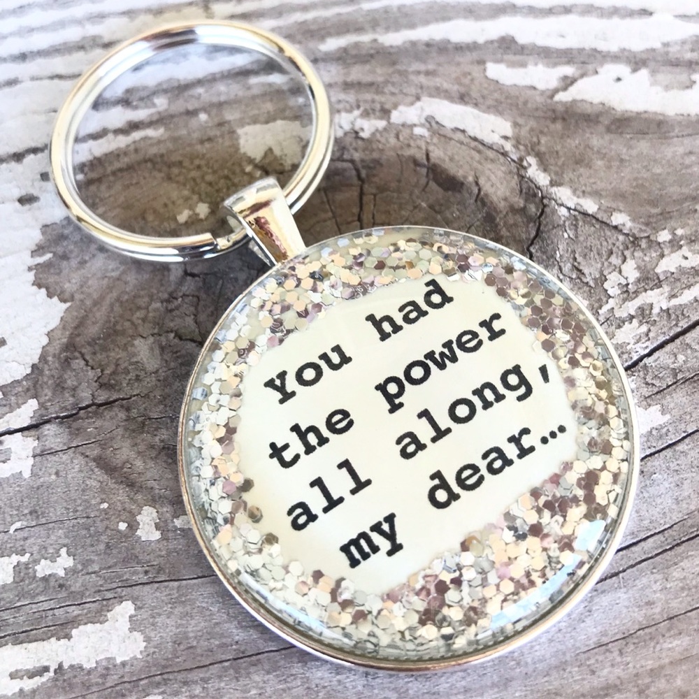 Personalized inspirational keychain, 1.5” NEW